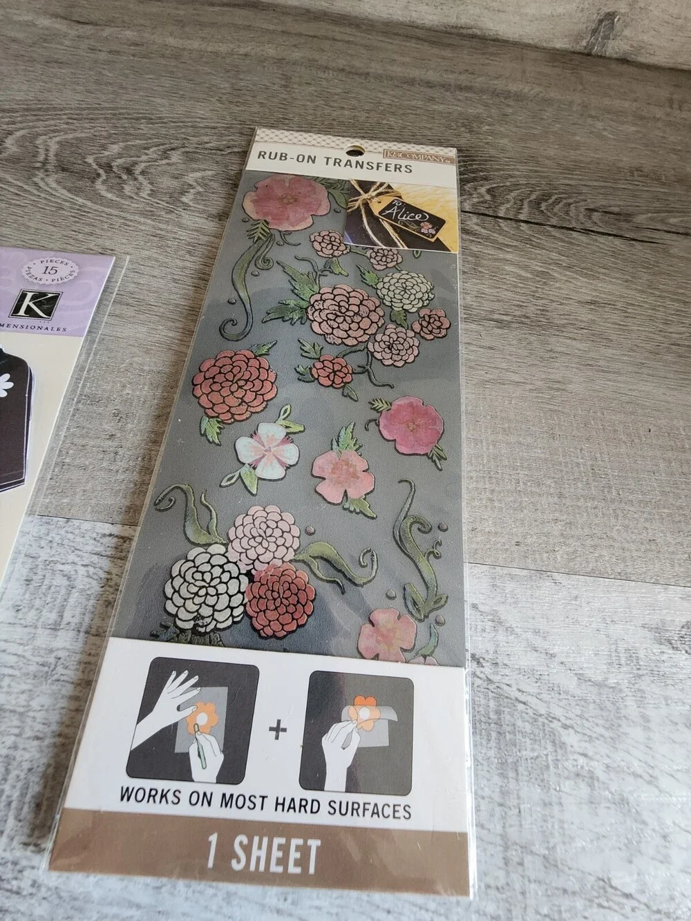 NEW Scrapbook 3D Stickers LOT - Wedding Dress Suit Flowers - K&Co Retired #33